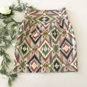 Free people skirt XS hippie Aztec Indian